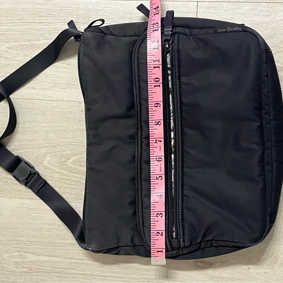 Vera Bradley Black Crossbody Quilted Satchel Casual Everyday Bag - Picture 12 of 12